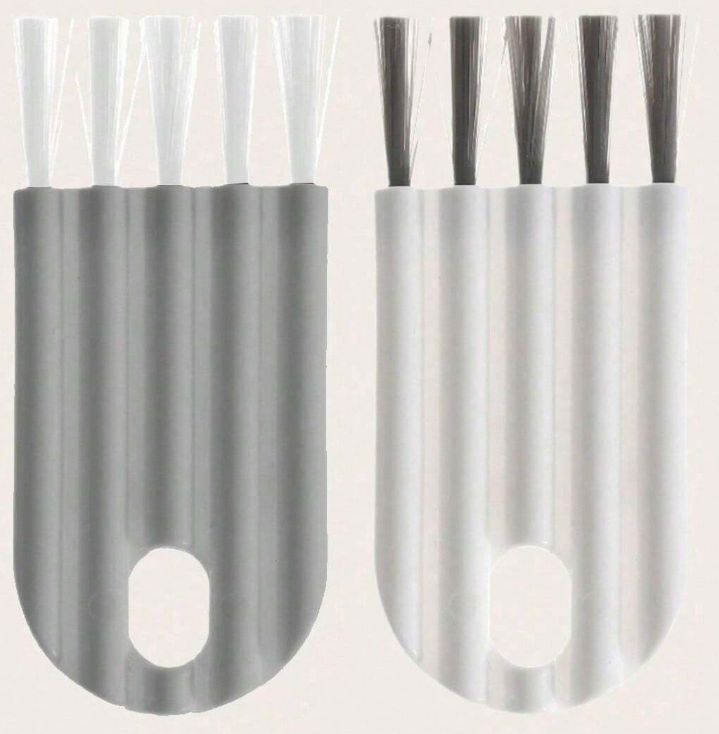 Cepillo limpiador para teclados, accesorio de limpieza, blanco o negro