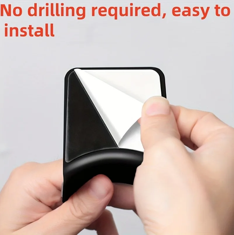 Soporte para auriculares, universal, montaje en pared, blanco o negro, 1 unidad