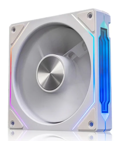 Ventilador RGB, 4PIN PWM 800-1800RPM, sincronización de iluminación de placa base, 1 unidad