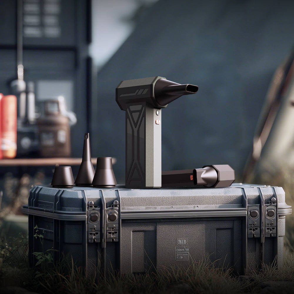 Soplador de Aire de 4 Velocidades, hasta 110000rpm, batería de 4000mAh, pantalla LED con indicador de batería