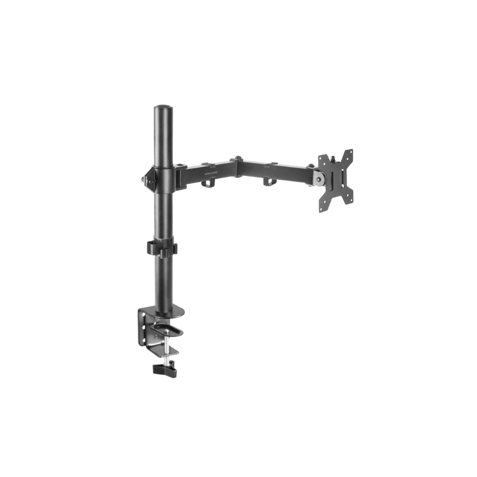 Soporte monitor de 1 brazo, de 13" a 32" pulgadas, hasta 8kg, brazo articulado, VESA 75 y VESA 100