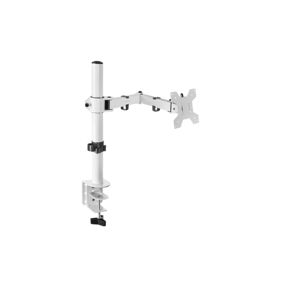 Soporte monitor de 1 brazo, de 13" a 32" pulgadas, hasta 8kg, brazo articulado, VESA 75 y VESA 100